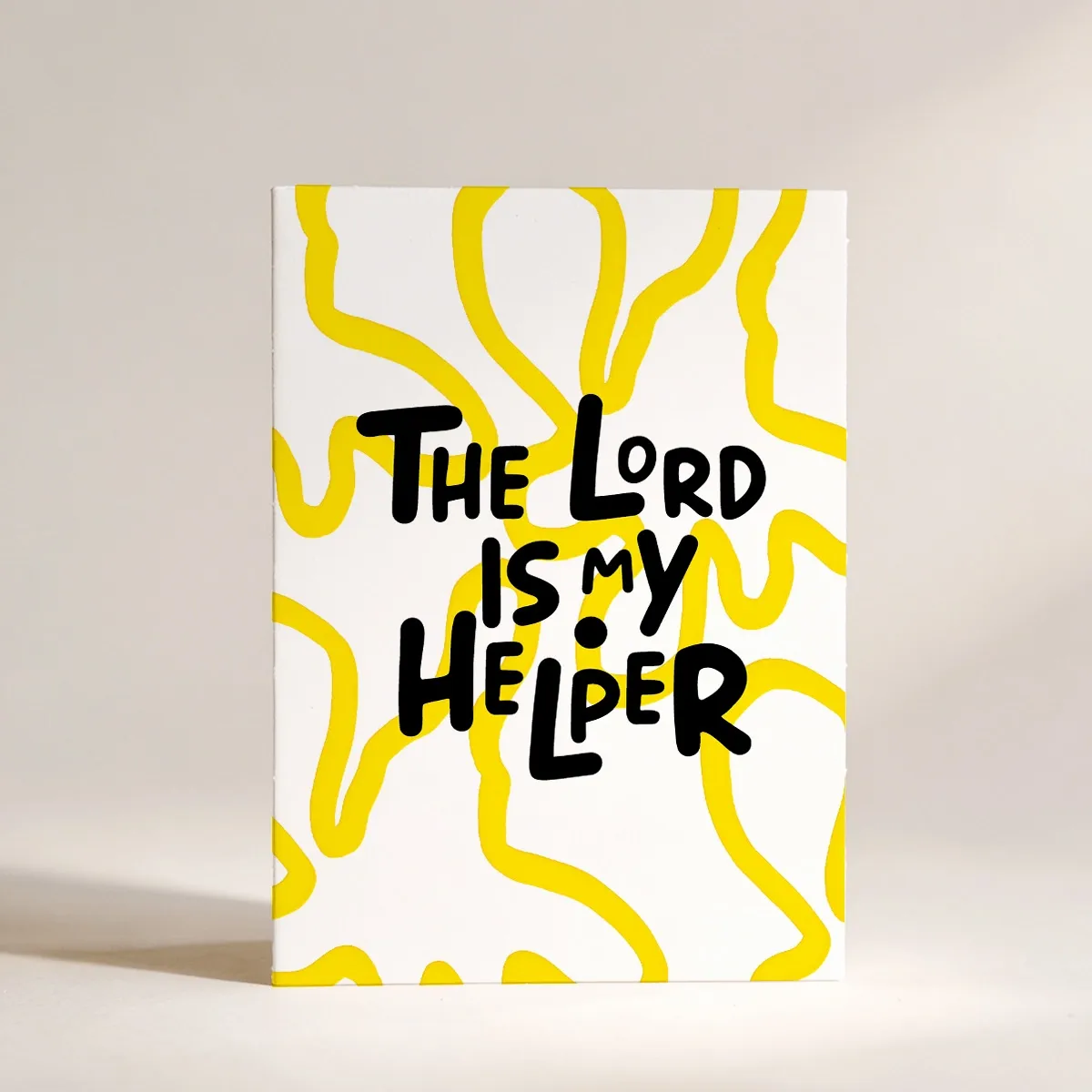 Листівка "The Lord is my helper"