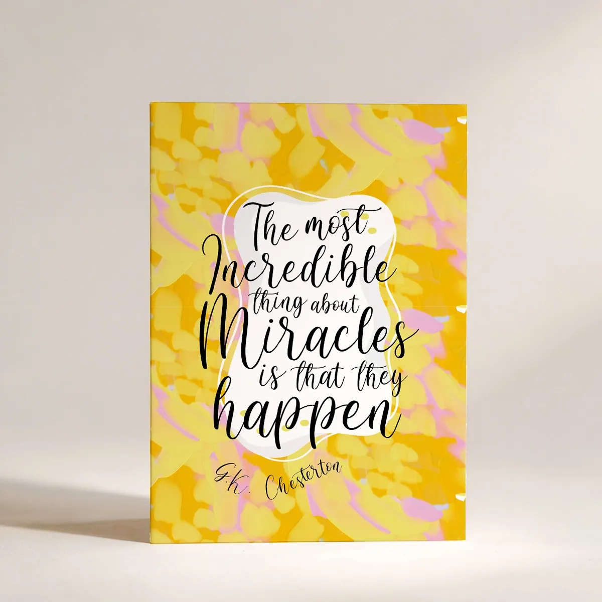 Листівка "Miracles happen"